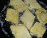 A picture of step 3 of Stale Bread with Eggs, Milk, Honey, and Peanuts.