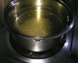 A picture of step 1 of Mughalai halwa.