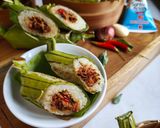 Foto langkah ke 7 dari resep Lemper bakar isi pampis tuna pedas.
