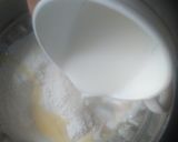 A picture of step 1 of Coconut bread.