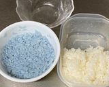 A picture of step 1 of Blue Mountain Rice.