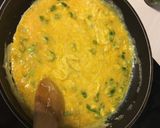 Krémes tojásrántotta (sült császárszalonnával) recept fázis 4 fotója