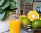 Hình bước làm 3 của món Nước cam tươi vắt (không đường)