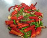 Gambar langkah 1 resipi Sambal belacan.