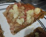 Foto del paso 11 de la receta: "Pizza"🍕de plátano🍌🥓🍗pintón🍕🧀🍅sin horno
