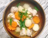 Hình bước làm 2 của món Canh Gà Hầm Củ Quả