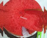 Foto langkah ke 7 dari resep 🍓Bolu Strawberry🍓.