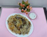 A picture of step 5 of Mutton yakhni pulao.