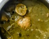 A picture of step 3 of Chicken Green Curry.