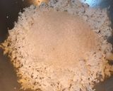 A picture of step 1 of Coconut Gujia.