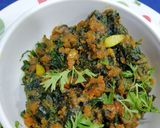 મેથીની ચણાના લોટ વાળી ભાજી(Methi besan sabji recipe in Gujarati) રેસીપી સ્ટેપ3ફોટો