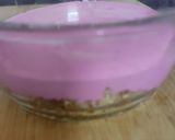 A picture of step 4 of Dragon fruit non cheesy cheese cake.