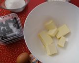 Áfonyás keksz recept fázis 1 fotója