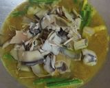 Foto langkah ke 4 dari resep Gangan Asam Keladi Jantung Pisang.