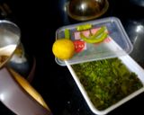 A picture of step 1 of Jaljeera cucumber popsicles.