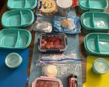 A picture of step 1 of Strawberry banana parfait.