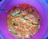 Foto del paso 2 de la receta: Tortilla 3 vegetales súper económica!