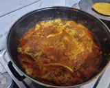 A picture of step 4 of Omlet curry.