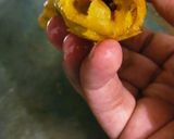 A picture of step 11 of Masaledar aloo puri.