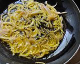 A picture of step 3 of Dabi Arvi ka Salan Lucknowi style (Colocasia curry).