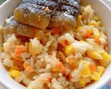 Hình bước làm 1 của món Risotto lươn