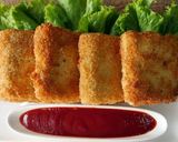 A picture of step 10 of Crispy box patties.