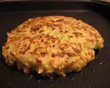 A picture of step 5 of Our Go-To Okonomiyaki.