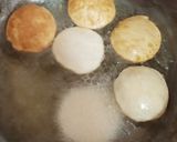 A picture of step 2 of Puri for panipuri.