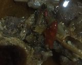 A picture of step 3 of Dry okra soup with beef and dry fish.