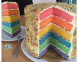 Foto langkah ke 6 dari resep Rainbow cake.