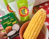 รูปขั้นตอนการทำที่ 1 ของ ขนมหวานสาคูเปียกข้าวโพด 🌽