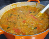 Foto del paso 6 de la receta: Sopa súper saludable con verduras, lentejas rojas y miso