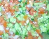 A picture of step 2 of Papri chaat.
