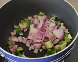 A picture of step 2 of Chilli paneer.
