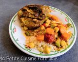 Une image de l'étape 4 de Osso bucco de dinde façon couscous.