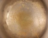 A picture of step 3 of Alfredo penne pasta.