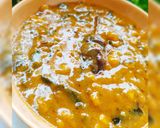 A picture of step 4 of Maharashtrian Alu Chi Bhaji.