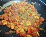 A picture of step 8 of Paneer bhurji masala maggi 😋❤️.