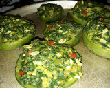 Foto del paso 7 de la receta: Zapallitos rellenos de espinaca