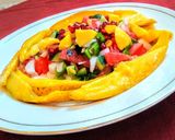 A picture of step 3 of Mango salad.