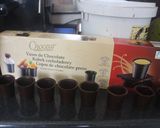 Foto del paso 3 de la receta: Vasos de chocolate con atún y tomates en almíbar