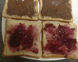 รูปขั้นตอนการทำที่ 1 ของ แซนด์วิช pb&j ทอด