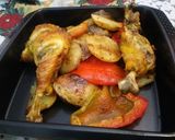 Foto del paso 2 de la receta: Pollo al horno con sazón de ají panca