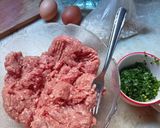 Foto del paso 1 de la receta: Pan de Carne con Cebolla, Ajo, Perejil y Huevo Duro