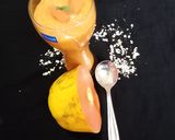 A picture of step 2 of Papaya Oats Banana Smoothie.