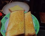 Foto langkah ke 4 dari resep Roti Tawar panggang Teflon.