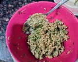 A picture of step 2 of Maharashtrian Paneer Thecha.