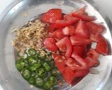 A picture of step 1 of Shivratri special Lauki aur aloo ki sabji.
