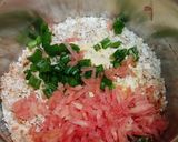 A picture of step 1 of Oats Spring Onion Chilla.