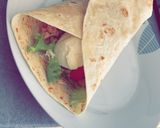 Une image de l'étape 6 de 🌸Wrap au thon et poulet 🌸.